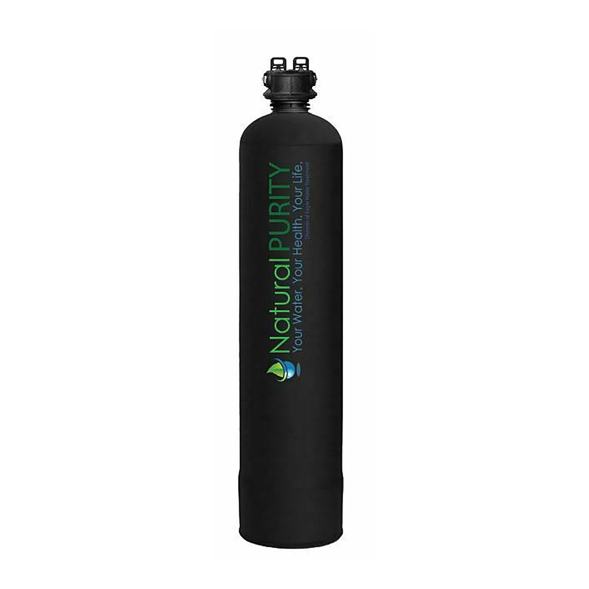 Whole house carbon filter tank with control valve
