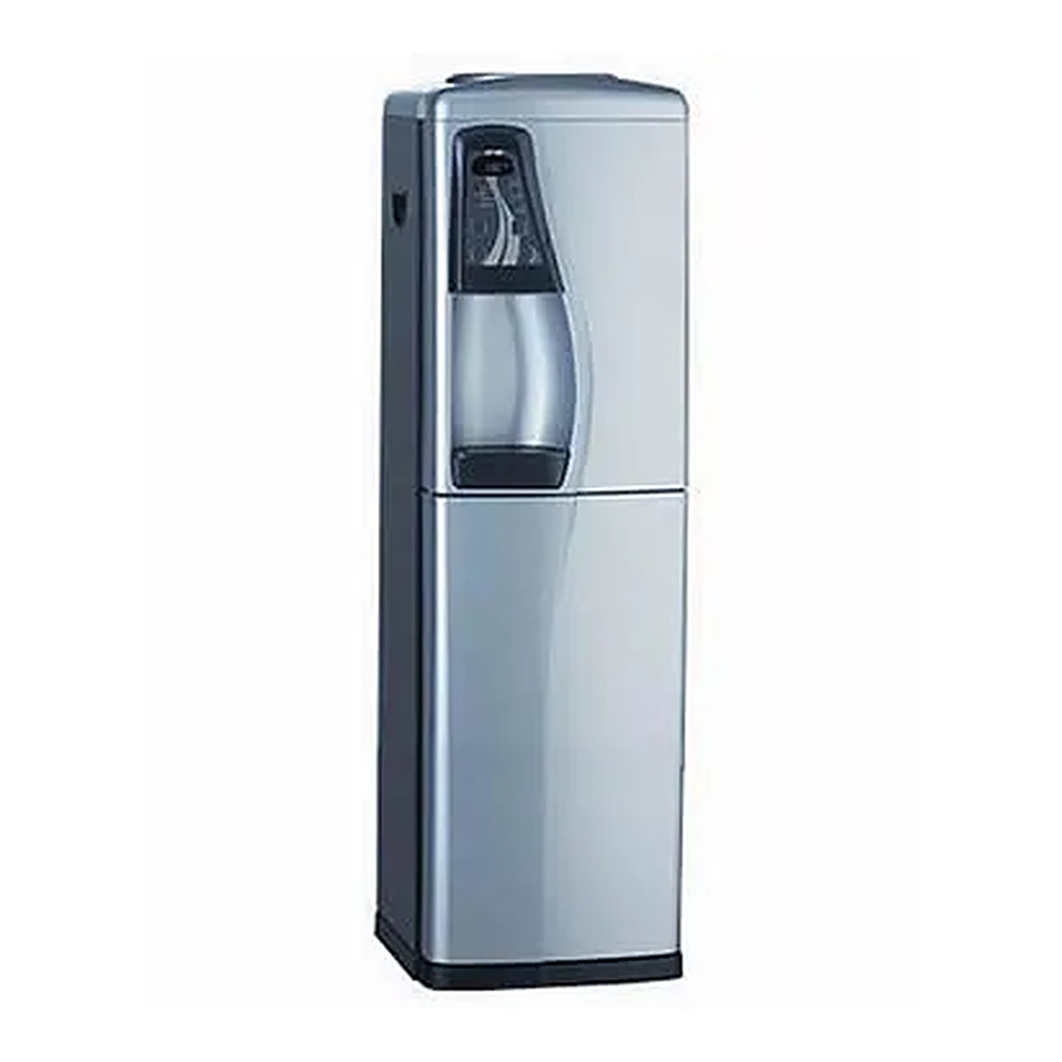 Freestanding reverse osmosis hot and cold water cooler