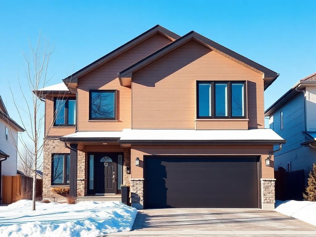 Suburban Alberta home served by municipal city water